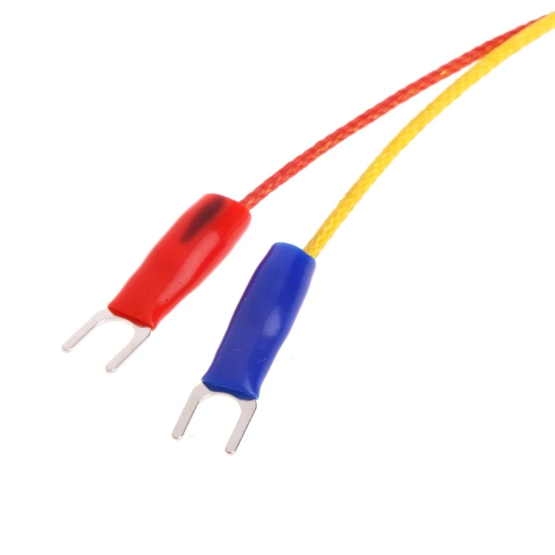 2M J Type M6 Screw Probe Thermocouple Temperature Sensor with Cable for Industrial Temperature Controller 0-400C