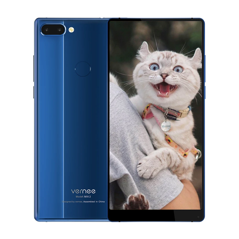 

Refurbished Vernee Mix 2 4G Smartphone 6.0 Inch Android 7.0 MTK6757CD Octa Core 4GB RAM 64GB ROM 13.0MP Fingerprint Mobile Phone