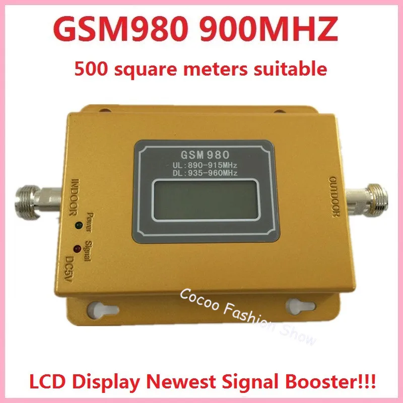 

Newest GSM 980 LCD Repetidor 900MHZ Signal Booster Celular Mobile Phone Amplifier repeater