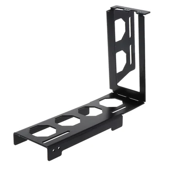 

DIY Metal Graphics Card Holder Bracket Riser Fixed Vertical ATX Case PCI-E 16x x16 Internal Brackets Holder Stent Stand C26