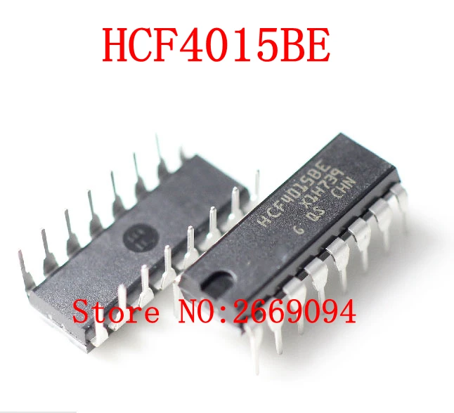 1 шт. CD4015BE CD4015 HEF4015BP HCF4015BE HCF4015 DIP 4015 DIP16 Новый и оригинальный IC | Электроника