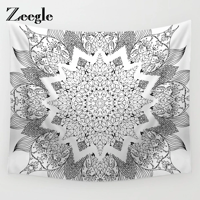 

Zeegle Mandala Tapestry Wall Hanging For Wall Home Decor Tapestry Beach Throw Towel Yoga Mat Living Room Tapestry Curtain Crafts