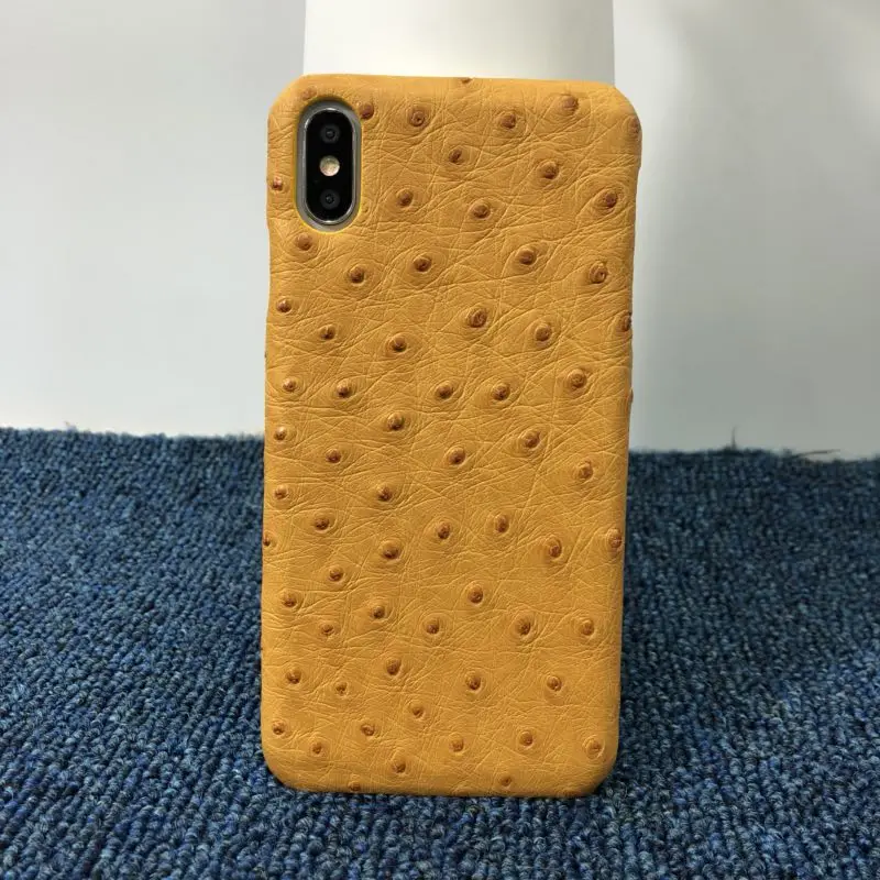 Новый чехол для iPhone X XS Max XR 5 8 'ƌ 5'' 6 1 ''из натуральной кожи страуса