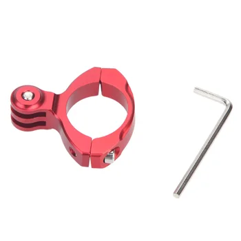 

Bike Cycle Aluminum Handle Bar Clamp Mount Bicycle Motorcycle Camera Clip Holder Bracket For Gopro Hero 7 6 5 4 Camera