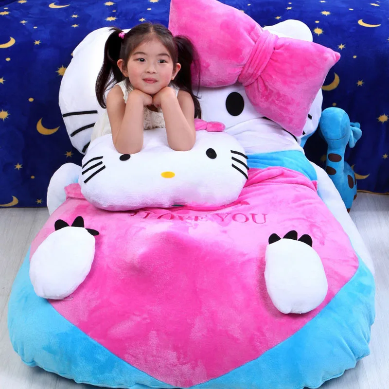 140cm X 100cm Hello  Kitty  Beanbag Giant Soft Plush Bed  