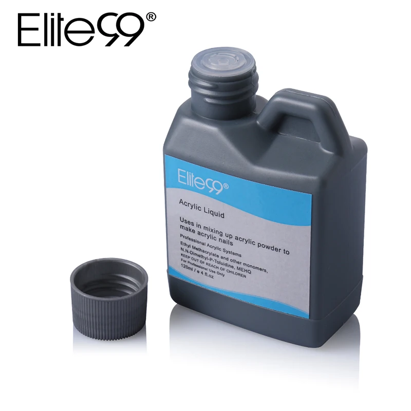

Elite99 Acrylic Liquid for False Acrylic Powder Crystal Manicure Extension Tips Jumbo Size Nail Art Design Beauty Tools 120ml