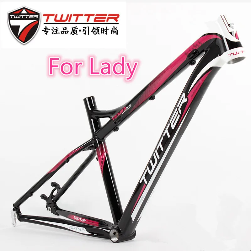 

Female models aluminum alloy 15.5"16.5"17.5" mountain bike frame 26inch lady bike frame girls frame