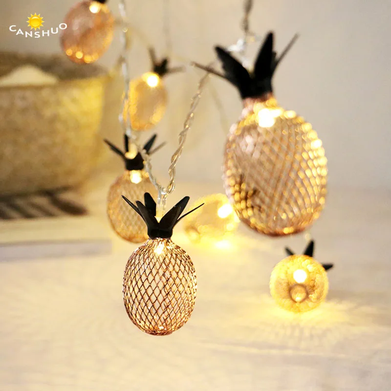 

Led String Lights Pineapple Shape Battery Fairy Lights for Festival Party Wedding Home Decor Christmas String Lights Night Lamps