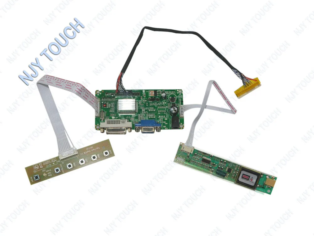 New arrival DVI DVA LCD Controller Board LVDS Monitor Kit For AUO B141EW03 B141EW04 1280X800