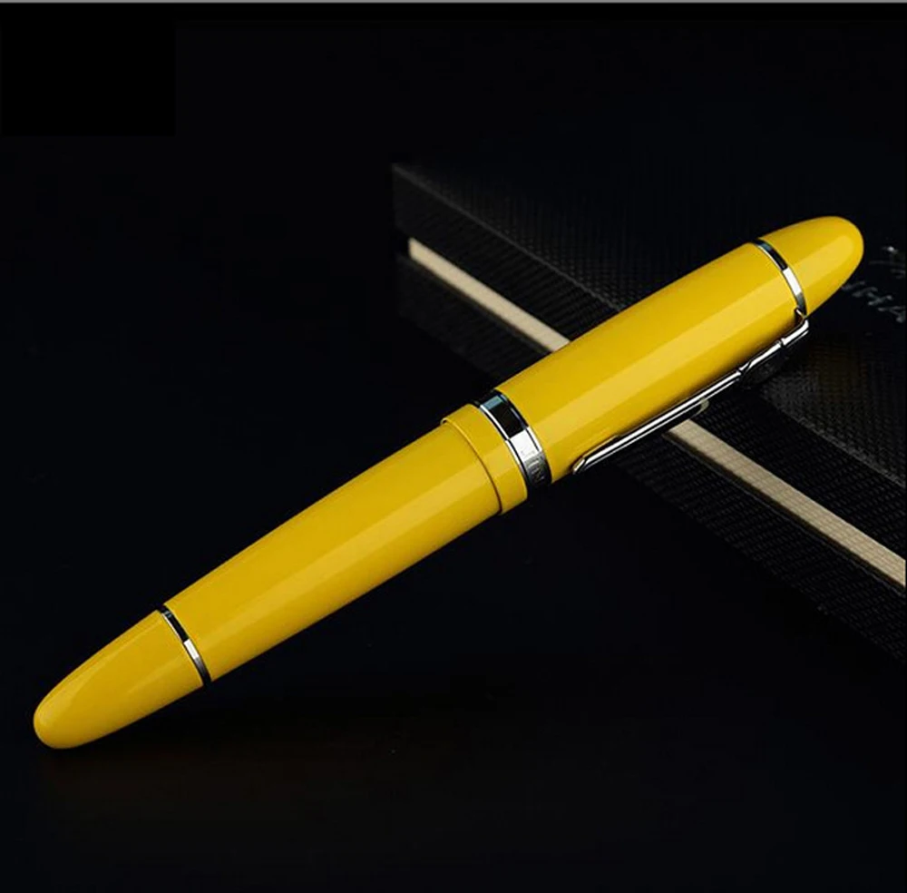 

Fashion Gold Fountain Piston Pen Ink Stationery Store Jinhao 159 Escritorio School Office Accessory Thing Papeleria Writing Tool