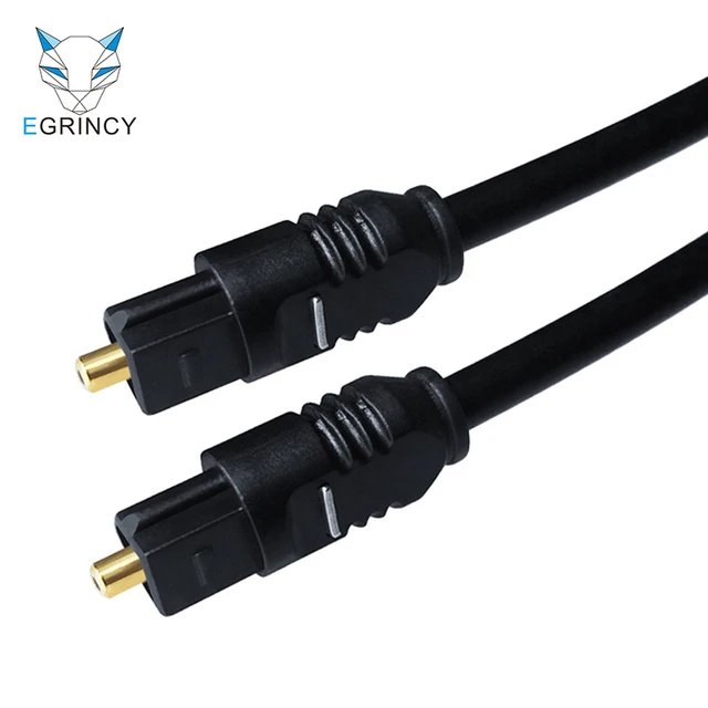 Special Offers EGRINCY Digital Optical Audio Cable Toslink Gold Plated SPDIF Coaxial Cable 4.0mm For Blu-ray CD DVD Player Xbox 360 PS3 TV HiFi