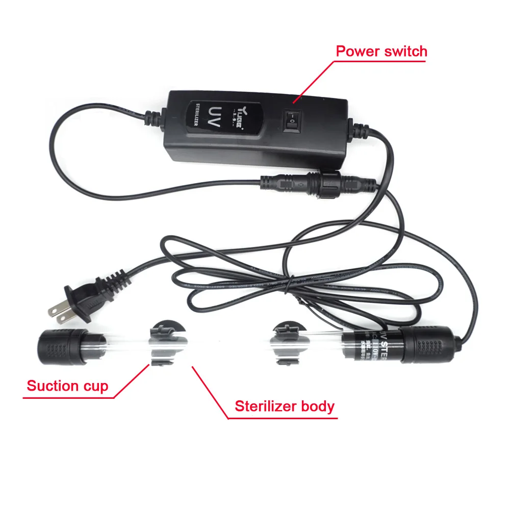 УФ стерилизатор для аквариума YUGE погружная лампа 110 В 11/13 Вт|submersible uv|uv aquarium