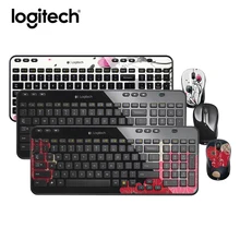 Беспроводная клавиатура и мышь logitech MK365 2,4G, комбинированный игровой ноутбук, ПК, геймер, эргономичный приемник, набор клавиатуры и мыши