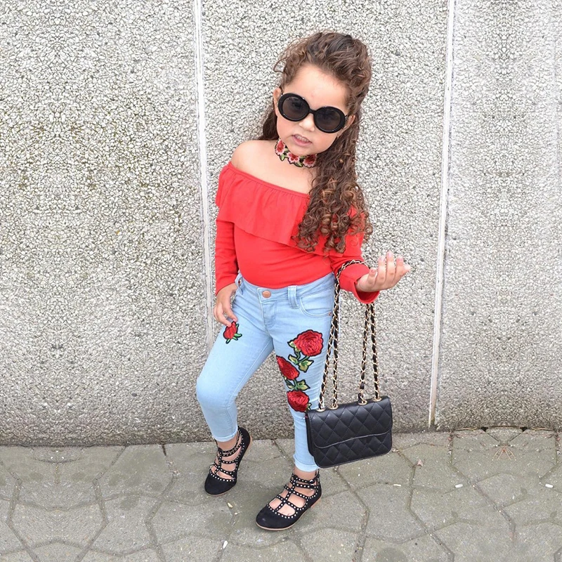 2 шт. Детские хлопковые топы и леггинсы|children girls clothing|fashion girl clothinggirls clothing |