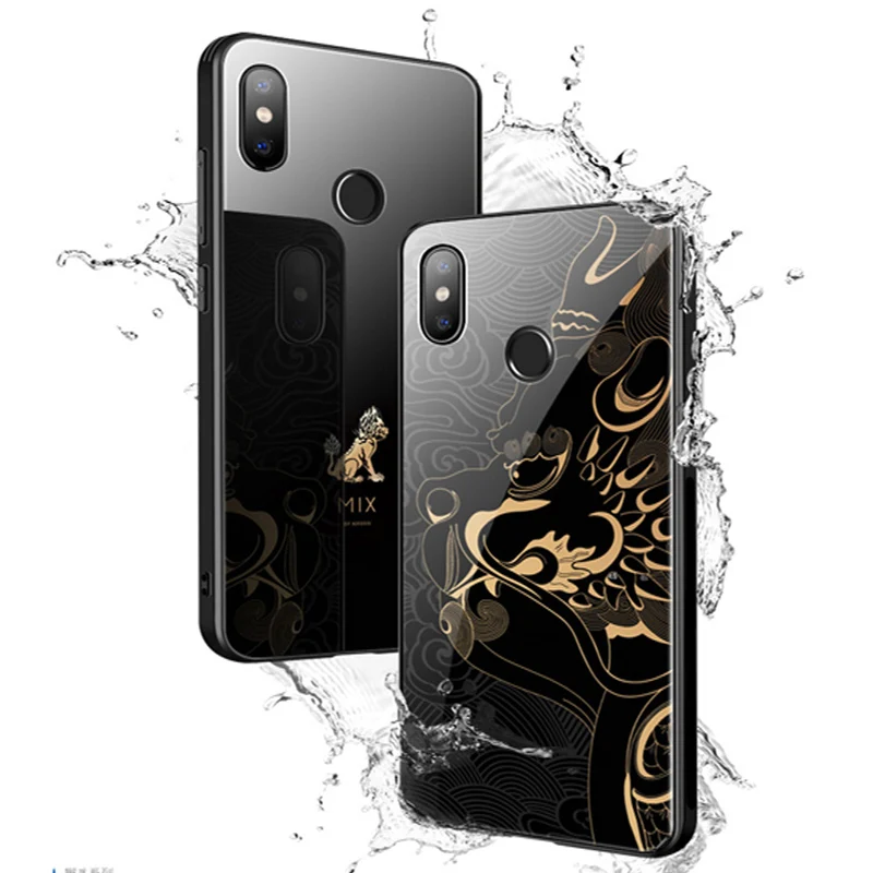 Зеленый чехол для xiaomi mi x 3, чехол для mi x3 beast Forbidden City Edition, чехол из закаленного стекла для xiaomi mi x3, полный защитный чехол