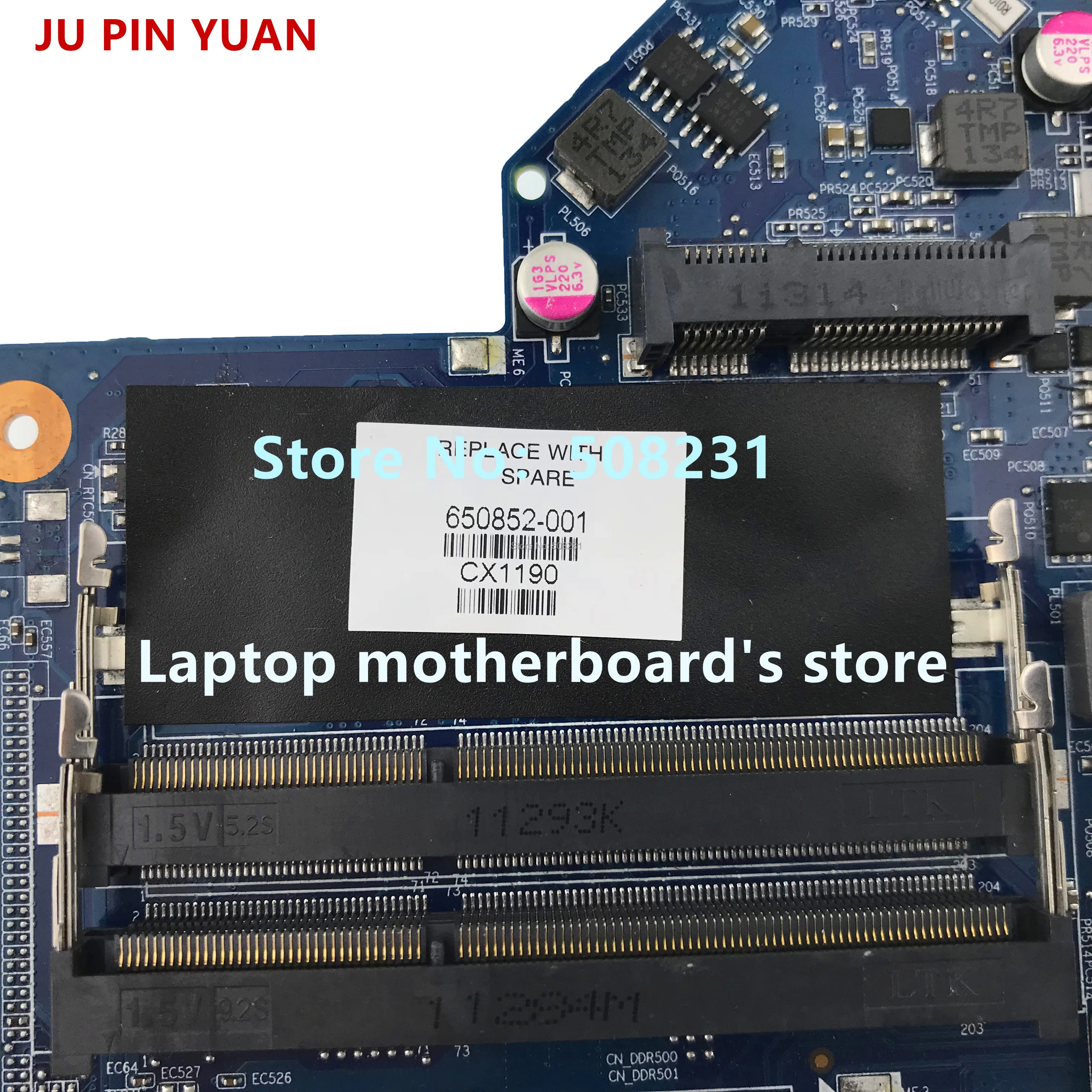 Ju pin yuan L01042-001 L01042-601 DA0X8BMB6F0 материнская плата для ноутбука hp ProBook 440 G5 430 G5 Тетрадь ПК I7-8550U полностью протестирована