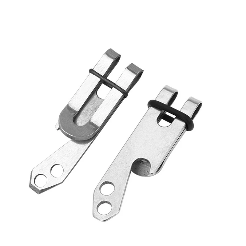 

EDC Cash Clip Stainless Steel Keychain Clip Belt Equipment Quickdraws Hook Keychain Hanging Buckle