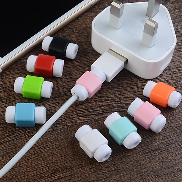10Pcs/Lot New Cord Protector For Iphone 7 8 X Charging Cable Saver