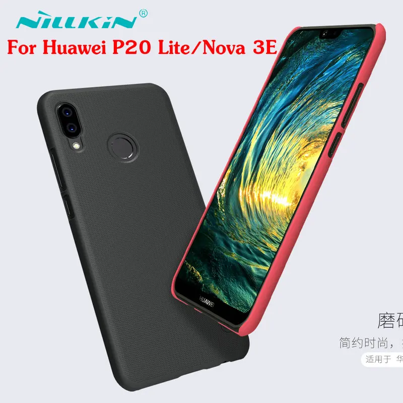 

For Huawei P20 Lite 5.84'' Original NILLKIN Case Super Frosted Shield Back Cover Funds For Huawei P 20 Lite /P 20Lite Phone Case