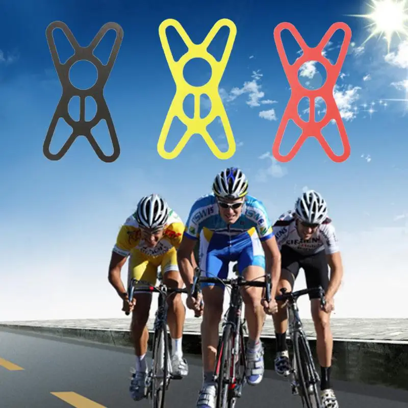 

Silicone Rubber Security Bands for Bike Mount Holder Universal Handlebar Cradle Holder Tether Bicycle Phones Holder Accessories
