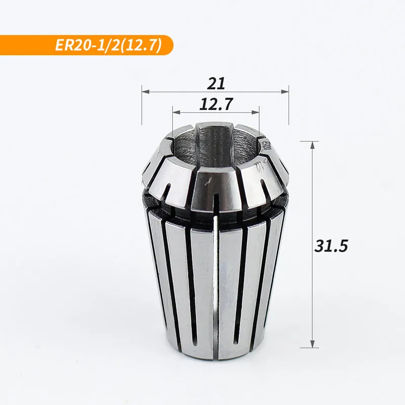 

ER20-12.7mm,1pcs,Freeshipping CNC Machine Milling Cutter Collet,Tungsten Steel Solid carbide End Mill Accessory,Fastening tool