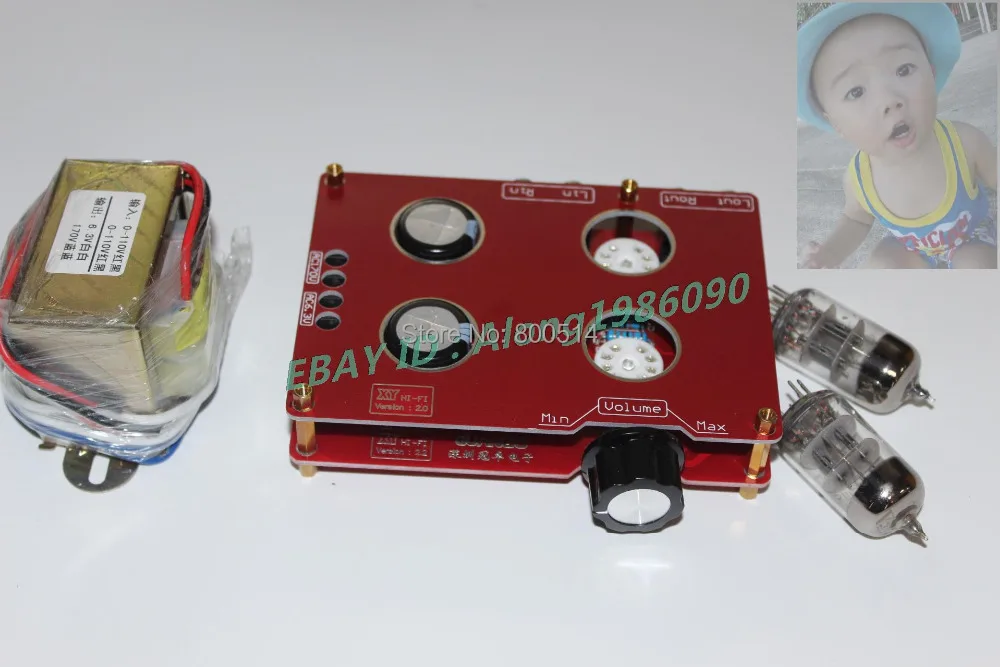 

NEW HI-FI preamp Buffer Pre-Amplifier 6N3 Tube preamplifier+Transformer (110V/220V) Amplifier kit