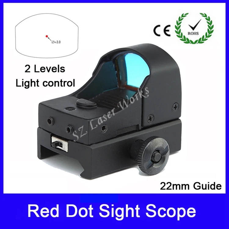 Оптика Light Control 1x22 Камера Micro Reflex Red Dot Сфера/2 уровня 3 МОА точка мини оружие прицел