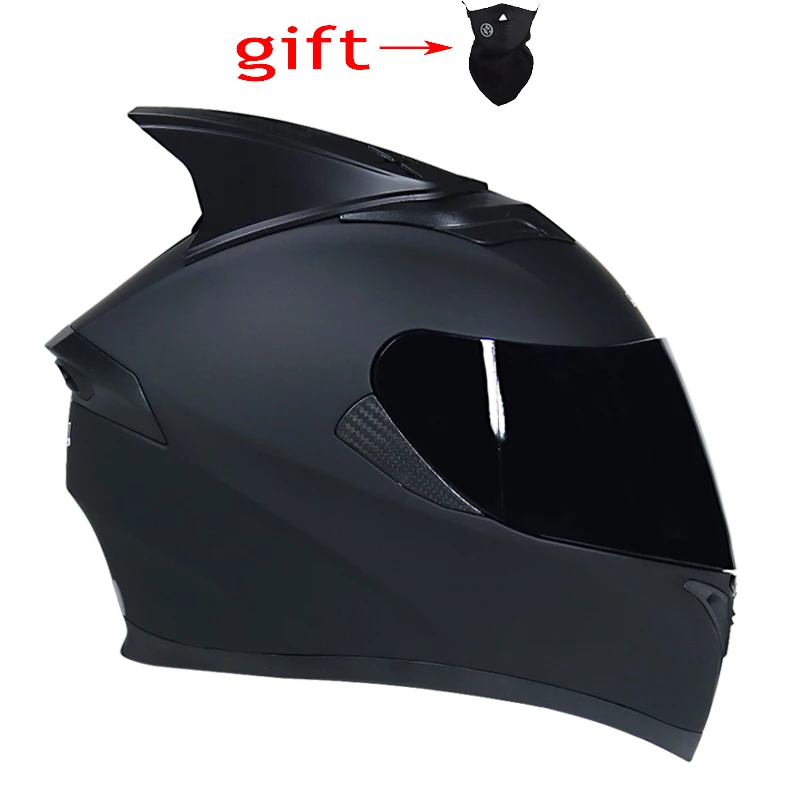 Абсолютно настоящий JIEKAI полный шлем для лица Зимний теплый двойной оттенок moto rcycle шлем Casco moto rcycle capacete moto гоночный шлем - Цвет: c7