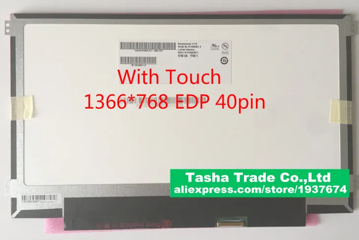 

B116XAK01.1 with touch function 1366 * 768 40 pin interface for HP Chromebook 11 G5 EE 11.6'' Slim Touchscreen LCD