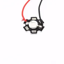 5 шт. супер яркий Мощный светодиодный светильник с алюминиевой Опорной пластиной с кабелем 3 Вт 650 мА белый/синий/красный/желтый/зеленый