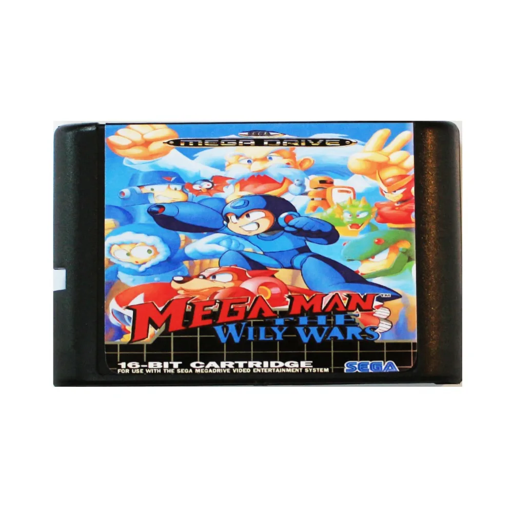 Игра Mega Man 16 бит MD игра Wily Wars для Sega Drive SEGA Genesis|wily wars|mega man16 bit |