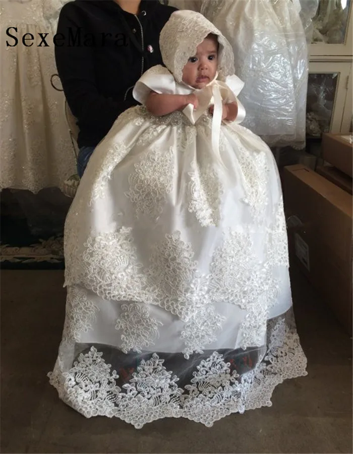 baby girl long christening gowns