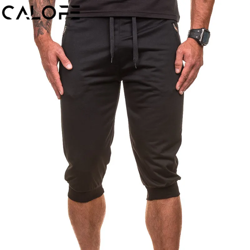 

2018 New Running Shorts Men Fitness Gym Tights Sport Shorts With Zipper Pocket Plus Size 2xl Running Shorts Men Training Shorts