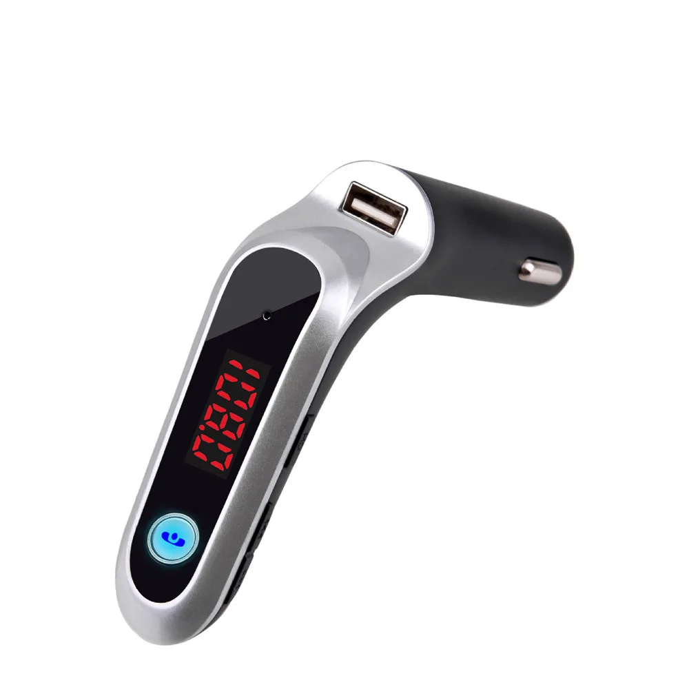 S7 беспроводной Bluetooth fm-передатчик автомобильный комплект прикуриватель MP3 музыкальный плеер USB Автомобильное зарядное устройство Быстрая зарядка радио адаптер USPS