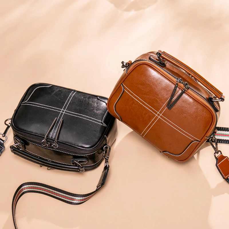 Для женщин из натуральной кожи сумка Курьерские сумки для Crossbody бренд дизайн