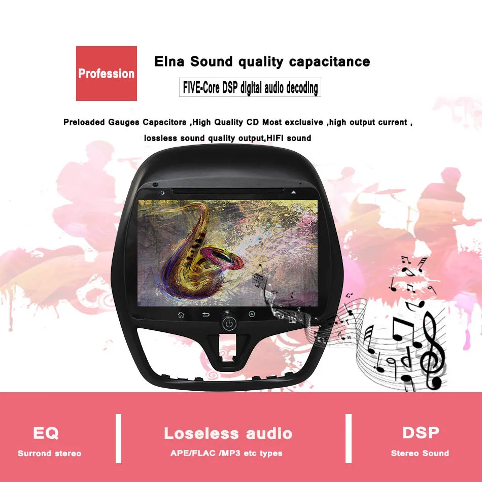 Discount 9" Pure Android 9.0 4G 64G Car DVD Player For Chevrolet  2017 2018 Spark with GPS Autoradio Steering wheel Gps navigation system 7