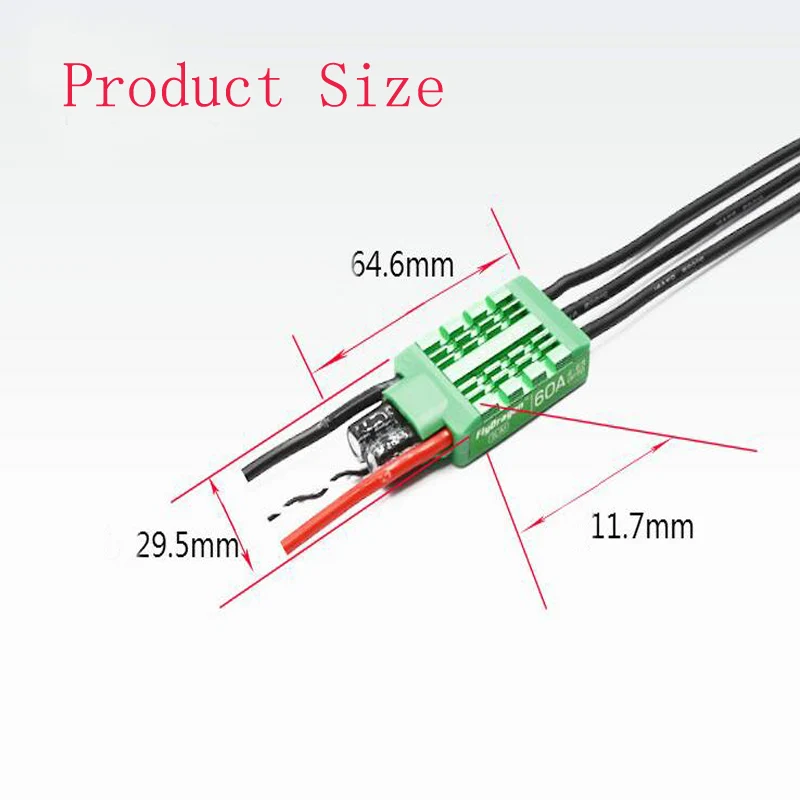 4 шт./партия Flycolor FlyDragon Slim 60A ESC анти-всплеск контроллер скорости воды поддержка 4-6 S для сельскохозяйственное растение защита Дрон