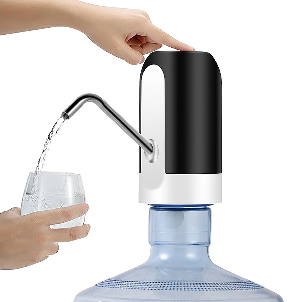 

Portable Mini Touch-tone Wireless dispenser Rechargeable Electric Water Pump Intelligent Pump for 4.5L - 18.9L Barrelled Water