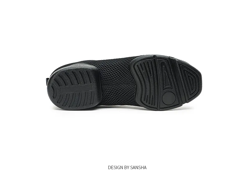 Sansha/танцевальные кроссовки из сетчатого материала с верхом из искусственной кожи; разноцветная обувь для джазовых танцев на квадратном каблуке; современные танцевальные джазовые туфли; M170M