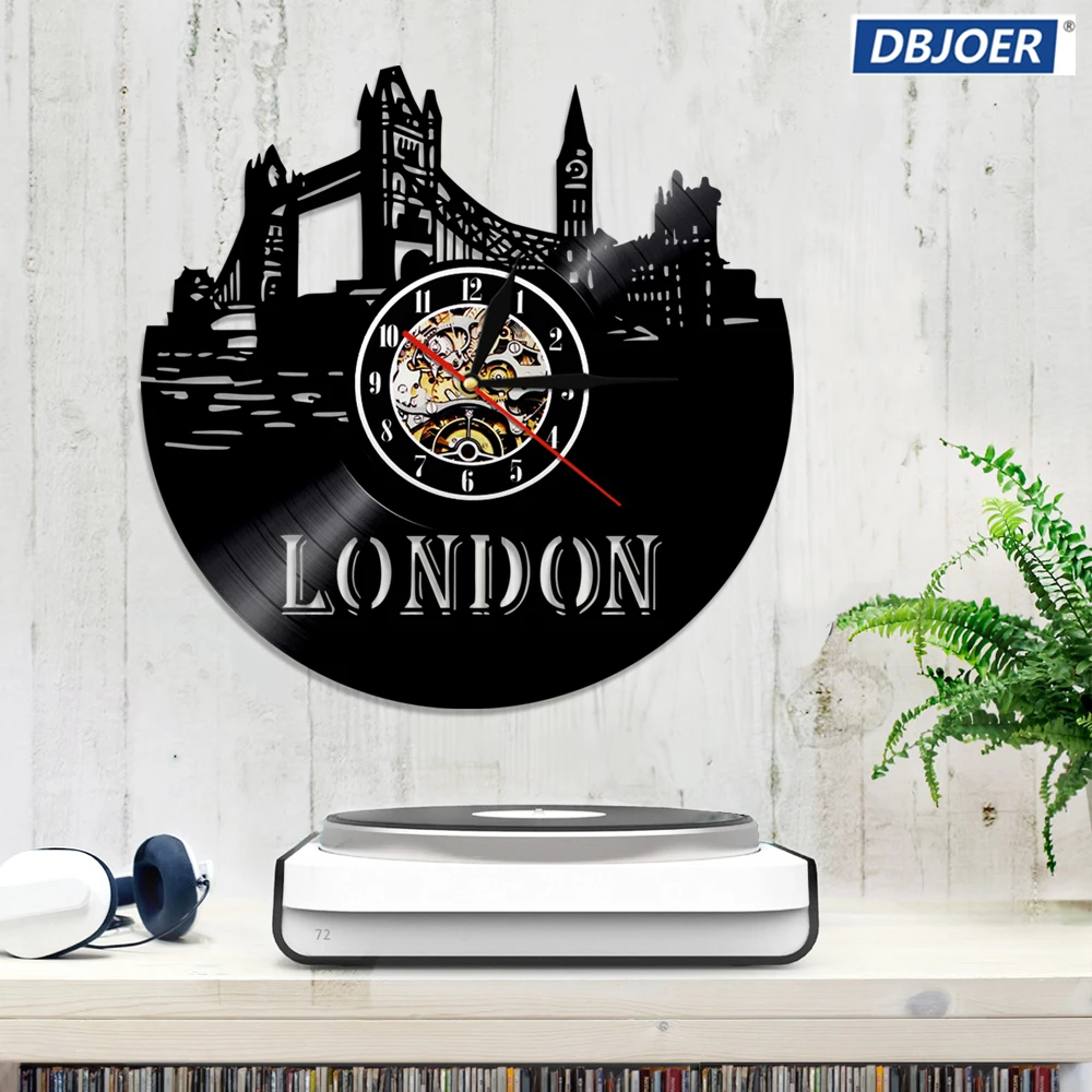 London City LED Vinyl Clock Light Color Change Wall Light Remote Control Light London City LED Vinyl Clock Light Color Change Wall Light Remote Control Light