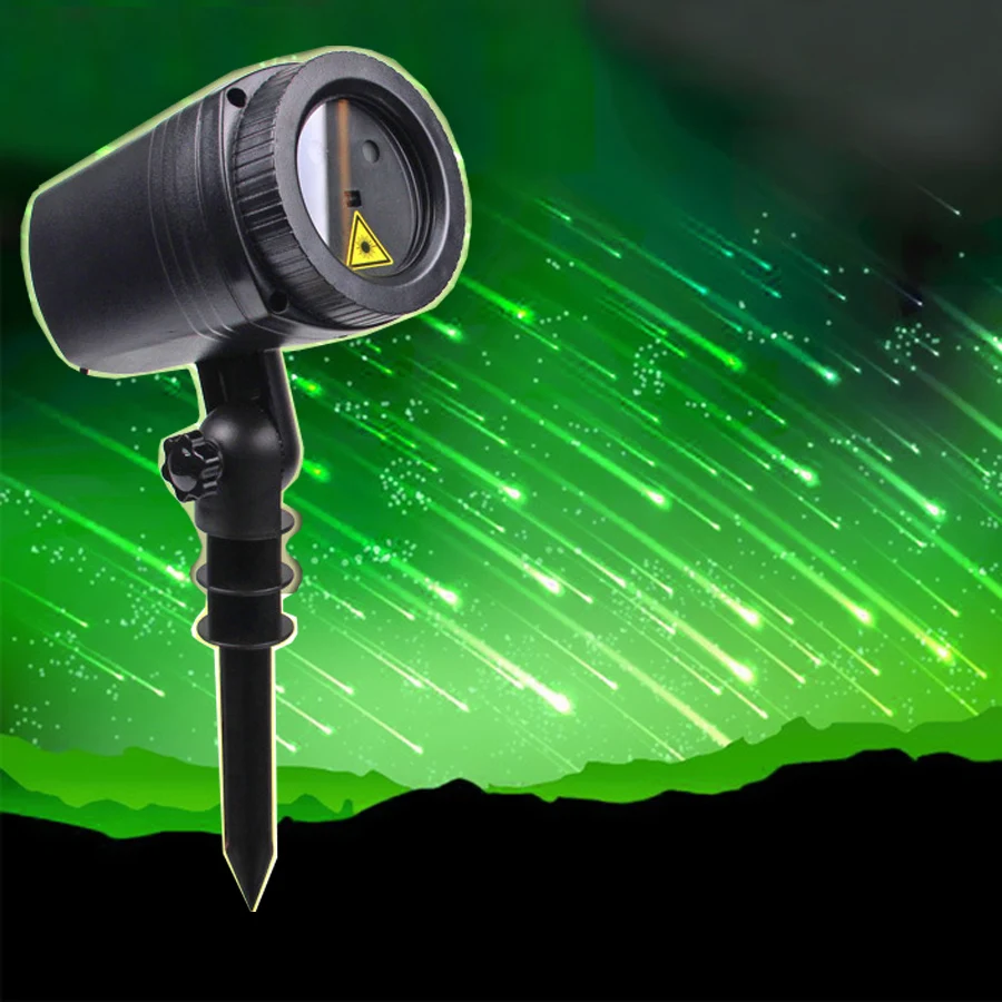 

Thrisdar Sky Star Outdoor Laser Projector Light Meteor Shower Rain Christmas Holiday LED Spotlight Laser Shower Disco Stage Lamp