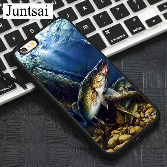 Juntsai CARP FISH FISHING Phone Case For iPhone 6 6s Fashion Soft TPU