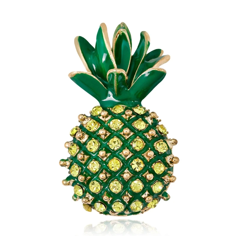 

Pineapple Brooch Pin Fruit Jewelry Men Women Suit Fashion Gift Corsage Ornaments