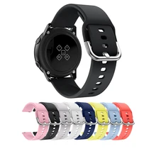 20mm Wristbands Band For Samsung Gear Sport Silicone SmartWatch Belt Smart Watch Pure Color Watch Band