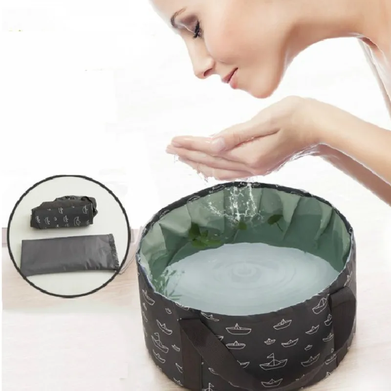 

Multifunction Portable Foldable Washbasin Travel Accessories Organizer Travel Bag Outdoor Tourism Soaking Feet Basin Washing Bag