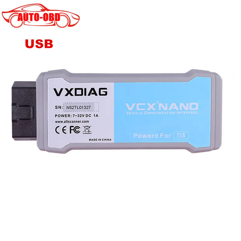 Vxdiag VCX Nano для TOYOTA ТИС Techstream v10.10.018 Совместимость с SAE J2534 vxdiag Toyota сканирования