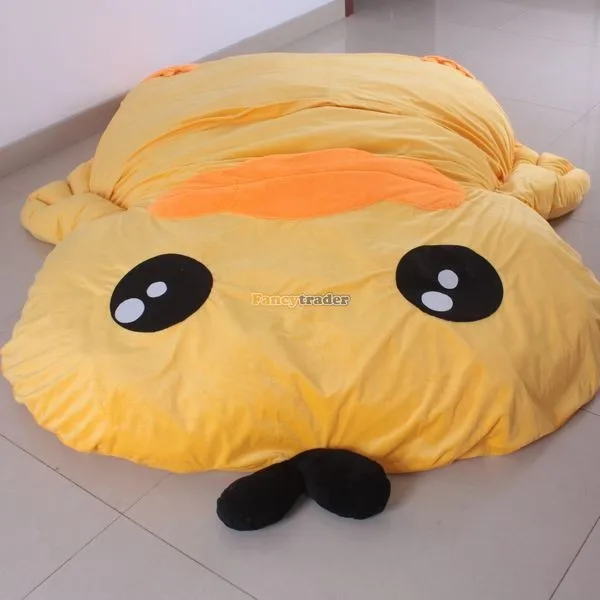 Fancytrader New 220cm X 155cm Super Cute Giant Yellow Rubber Duck Bed Carpet Tatami Sofa, FT90478 (3)