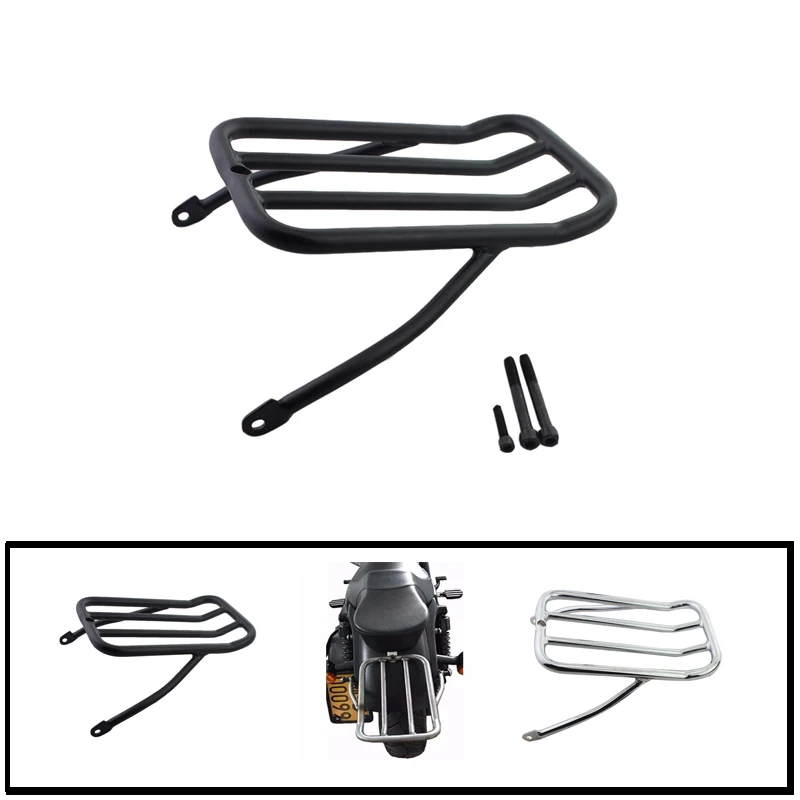 

Motorcycle Luggage Rack Shelf Frame For Harley Davidson Sportster XL883N 09-18 XL1200 N/V/X 07-18 Chrome Black Forty Eight 72