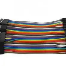 Горячая Распродажа 10 см Длина 40 P DuPont линия(40 шт = 1 лот) Женский Цветной кабель каждого 12 акций медной проволоки
