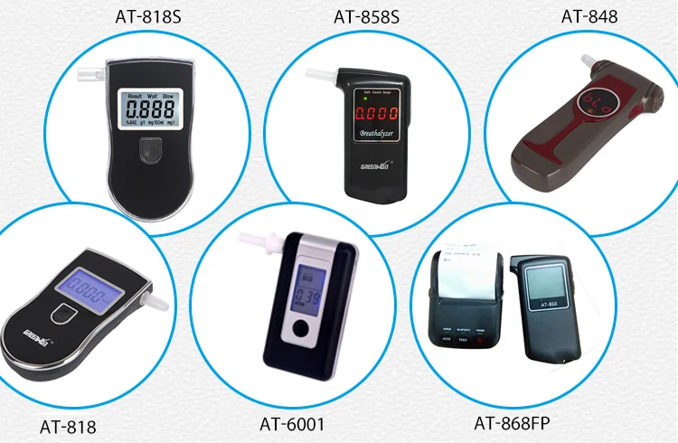 Alcotester da Polícia de Alta Greenwon Bafômetro Qualidade Profissional Testador Álcool 68 s Detector Digital Lcd 3 Verificador de álcool